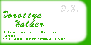 dorottya walker business card